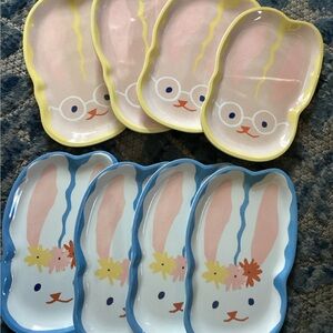 Childrens Bunny Dinnerware - Set of 8
